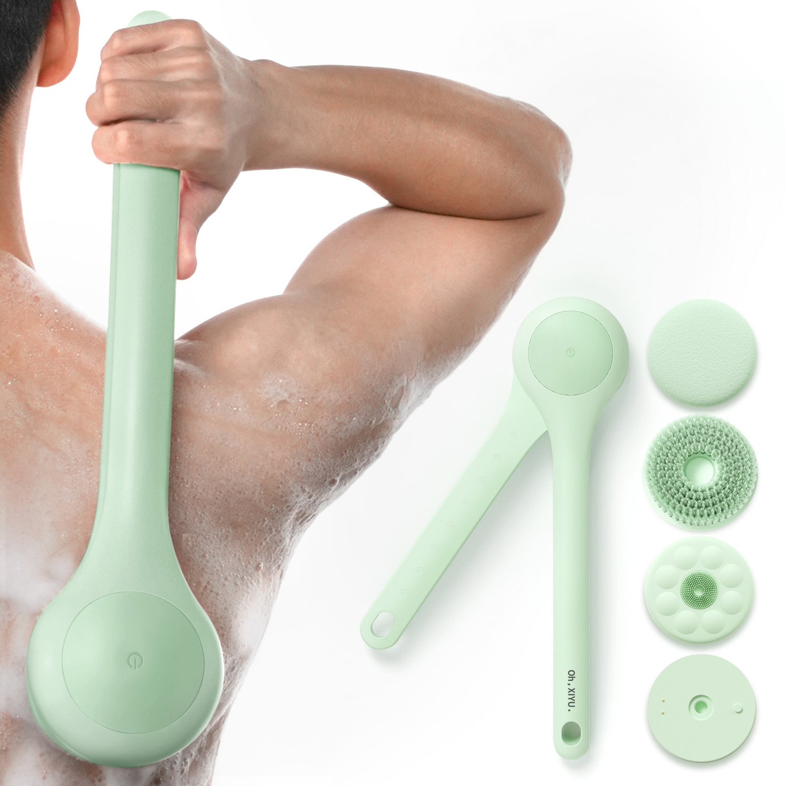 Oh, XIYU. XY1 Electric Body Brush Pale Cypress Green